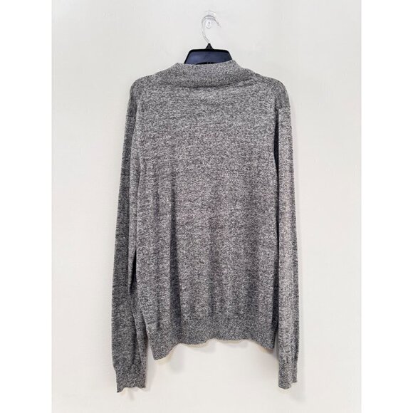 14th & Union Men's Quick arter Zip Grey Long Sleeve New Pullover Sweater large - Picture 5 of 5